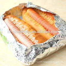 disposable aluminum foil hamburger wrapping paper